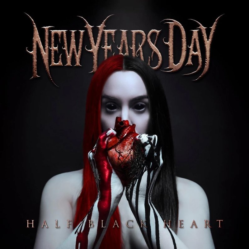 New Years Day Half Black Heart cover